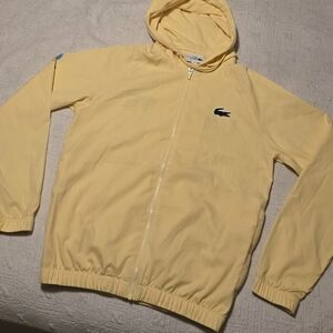 Lacoste Sport Yellow Light Jacket In Like-New Condition, Size XS